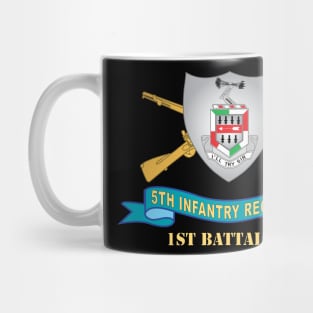 5th Infantry Regiment - DUI - 1st Battalion w Br - Ribbon X 300 Mug